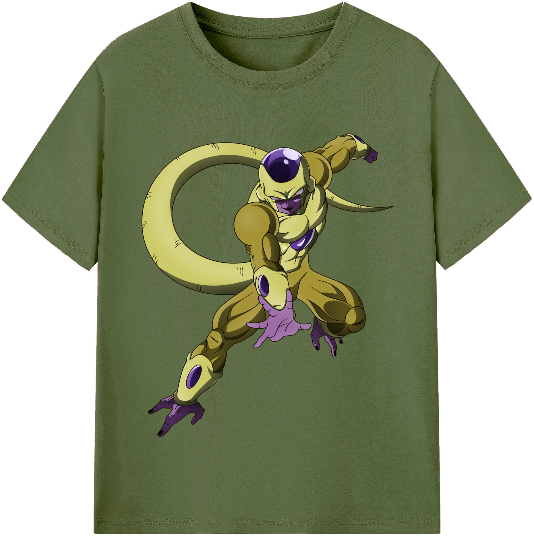 （画像用） ドラゴンボール フリーザ DRAGON BALL Frieza 綿100％半袖Tシャツ（フロントプリント）